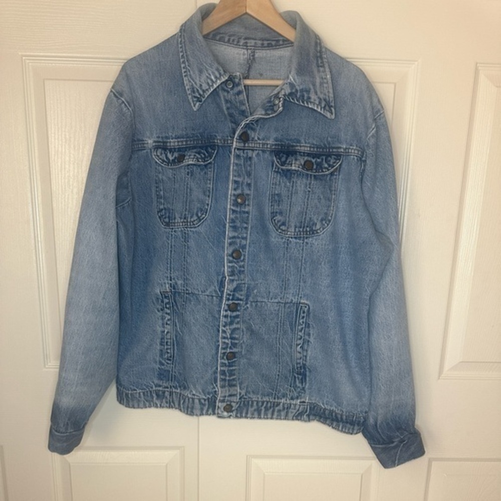 1977 Dickies Denim Jacket Vintage Size XL-XXL
